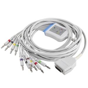 Quality Mortara Burdick EKG Cable E350I EK10 Eclipse LE Elite II 012-0700-00 10 Lead EKG Cable And Leadwires IEC Banana 4.0 wholesale