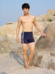 Quality waterproof swimming brief shorts men swimsuit male swimsuit XXXL quick