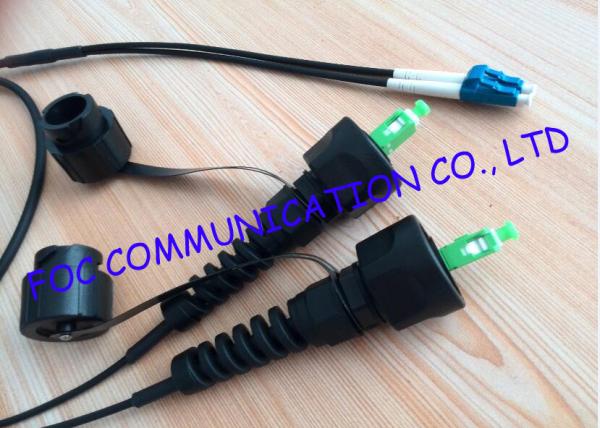 SC Fiber Optic Patch Cord , 5m Outdoor Armored Fiber Optic Cable With Odva
