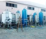 100LPH Deionized Water Filtration System Carbon Steel Material Ion Exchange