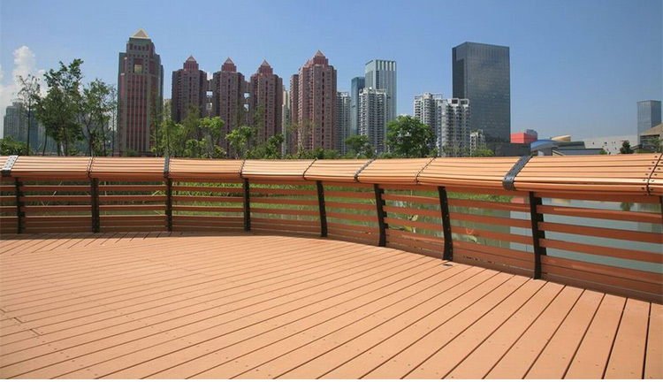 Outdoor Waterproof Engineered Flooring PVC Composite Boards Decking Floor at Competitive
