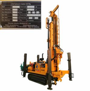Quality 400m Hydraulic Borehole Drilling Machine , Track Mounted Rig For Civil Industrial wholesale