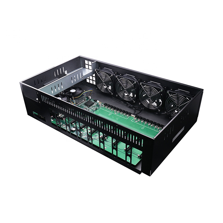 High Profit Asic X79 8GPU Case Motherboard for Only unlock 3060 dedicated Graphics Card Special Use