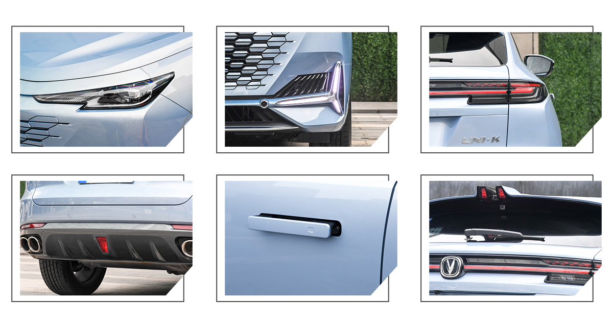 2023 Changan UNI-K iDD 2.0T AWD EV Luxury Sport Energy Vehicle for Adults Length * width * height 4865*1948*1690 mm