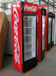 Customizable Pepsi drinks display freezer with glass door