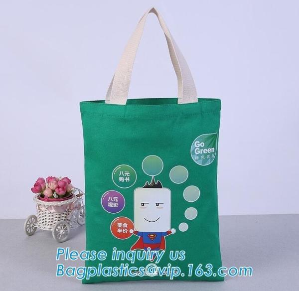 durable wax rope handle cotton tote bag，Cheap Wholesale Handle Shopping Bag