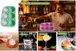 Silicone Rose Ice Cube Molds For Cocktails Whiskey XL Rose Flower Ice Cube