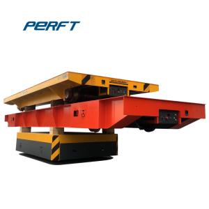 Quality Heavy Load Cable Drum Powered Rail Material Transfer Cart Yellow Color 50t wholesale