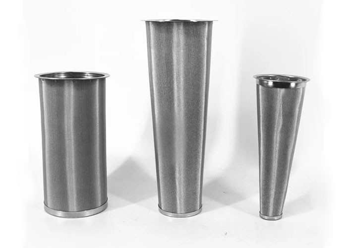 Height 10cm-22cm High Precision Sintered Metal Filter Tube For Coffee Tea Filtering
