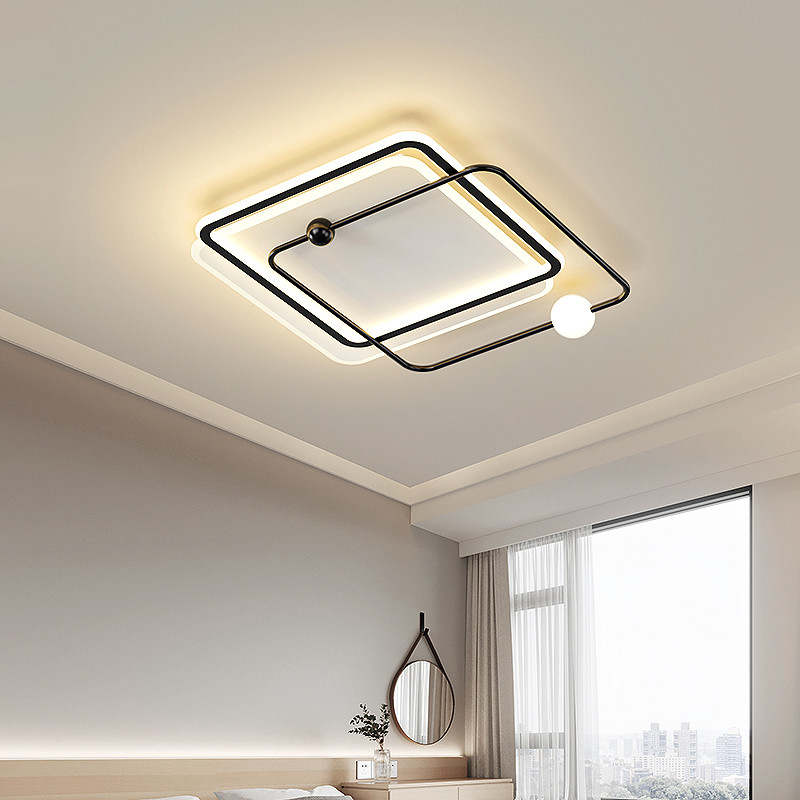 Nordic Living Room Minimalist Ceiling Lights Modern Bedroom Recessed Rectangular Ceiling Lights(WH-MA-247)
