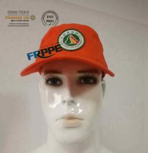 Quality 100% Cotton Orange / Camouflage Safety Protective Flameproof Cap wholesale