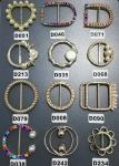 Colorful Antique Customized Plastic Shoe Buckles For Gifts Shoe , Eco Friendly