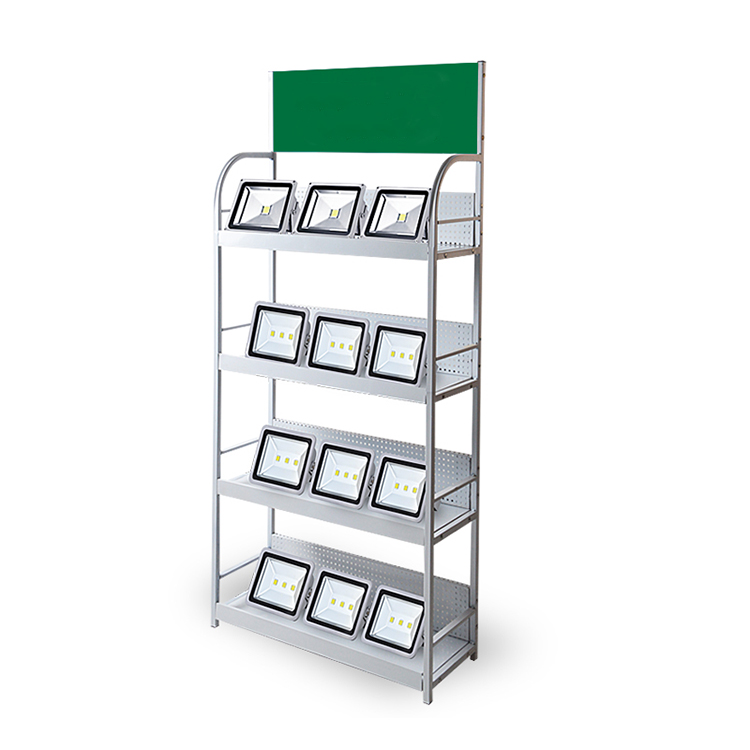 4 Tier Metal Display Stands Engine Oil Metal Car Accessories Display Rack Lubricant Oil