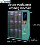 Large Capacity Touch Screen Tennis Sport Locker Vending Machine With Intelligent