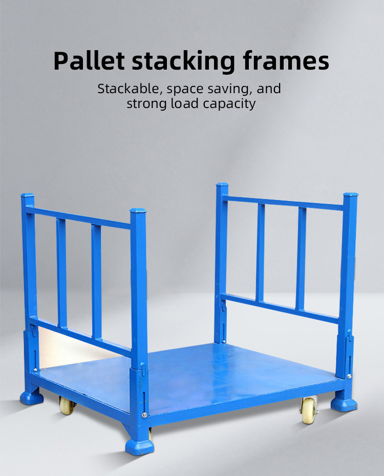 Warehouse Transport Galvanized Storage Steel Metal Stacking Movable Post Pallet Rack