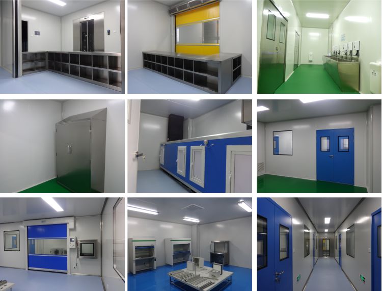 FFU Mobile Portable Modular Clean Room Door Window FS209E