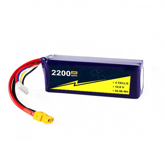 14.8V 2200mah 4s Lipo Battery 75C For FPV Drone Airplane RC Boat Car Models