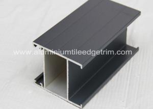 Quality Black Anodised Aluminium Window Profiles Frames , Aluminum Window Extrusion Profiles wholesale