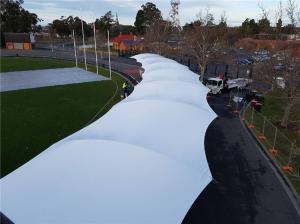 Quality Tensile Custom Metal Shade Structures Heavy Duty Shade 30 Years Warranty wholesale