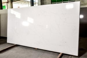 Quality 30mm Island Kitchen Artificial White Stone Benchtop wholesale
