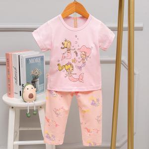 Quality Skin Friendly Children'S Short Pyjama Sets / Age 3 Pyjamas 95% Cotton wholesale