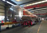 25 Cubic Meters Tanker Trailer 3.5inch Kingpin Oil Tanker Semi Trailer