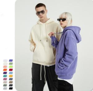 Quality Sustainable 100 Cotton Plain Oversized Hoodies Womens Anti Bacterial wholesale