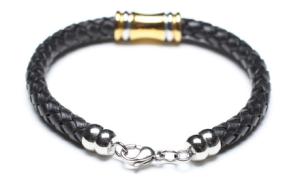 Quality Leather Bracelet, Stainless Steel Clasp wholesale