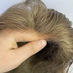 100% Indian hair male toupee man hair piece Hollywood French lace toupee 6x8