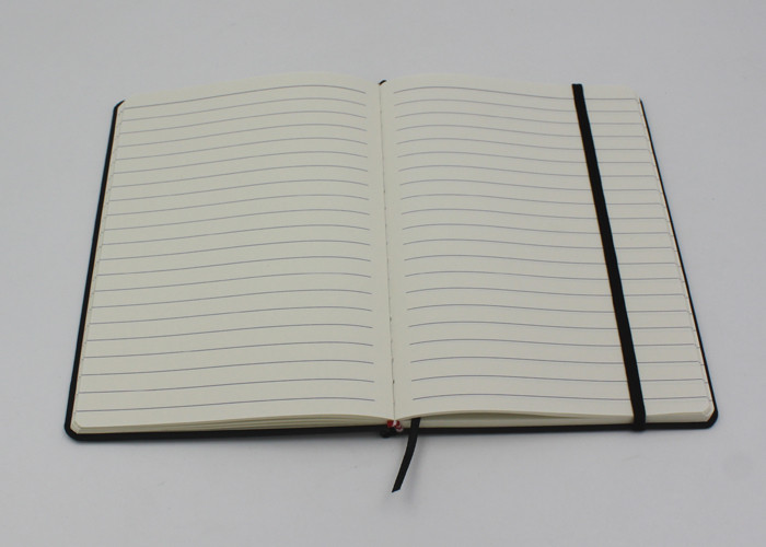 Custom A5 Size Recycled Paper Notebook with Embossed Logo Moleskine Style