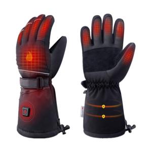 Quality Electric Unisex Rechargeable Heated Gloves 2200mA Waterproof wholesale