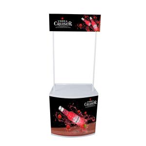 Quality Advertising Plastic Pop Up Display Desk , Promotion Trade Show Desk wholesale