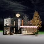 Galvanized Steel Square Tubes Main Structure Container Houses for Luxury