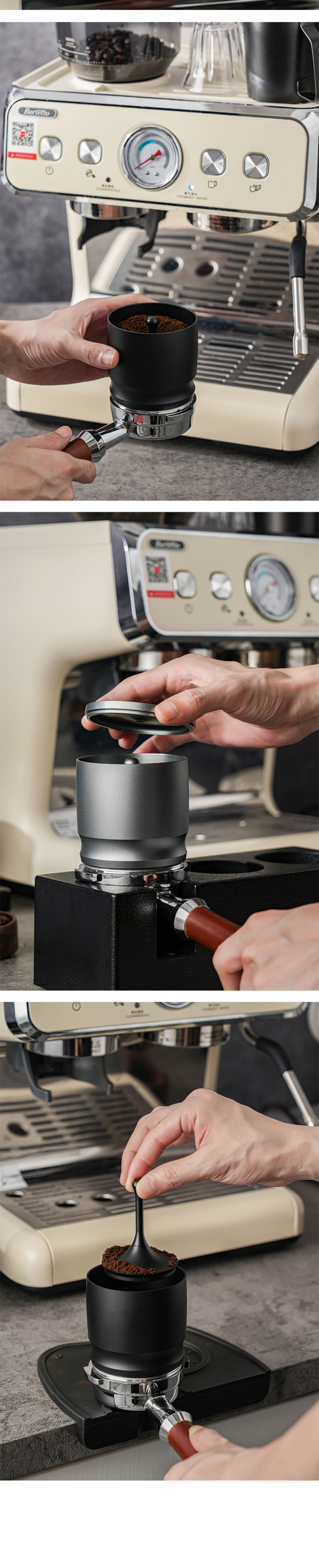 Unisex Aluminum Alloy Cup for Coffee Machine Minmalist Design Style Customize Logo Acceptable