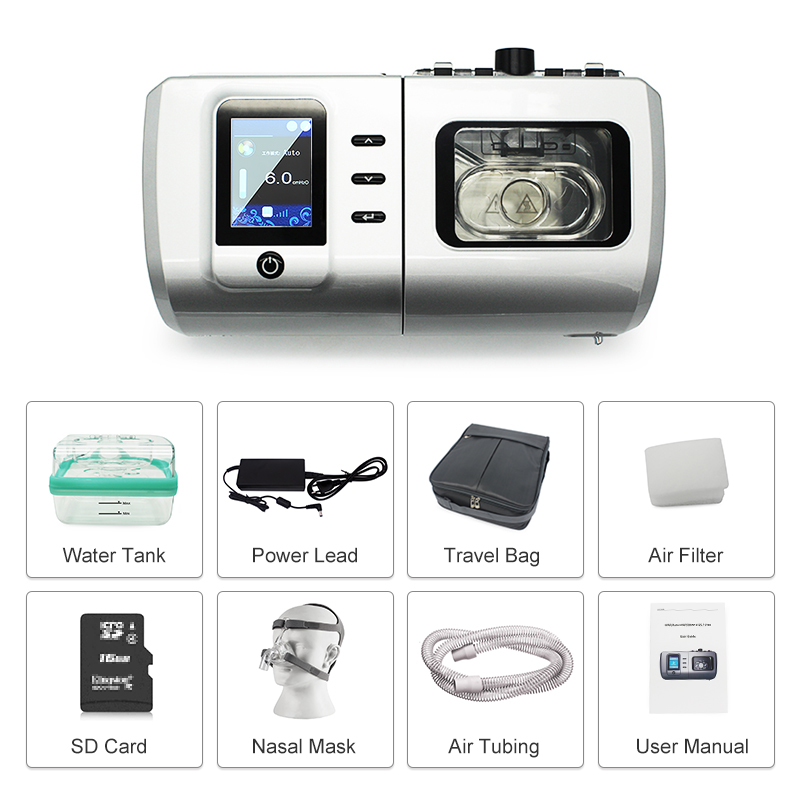 Medical Portable Home Ventilator Machine Cpap Bipap Machine Apnea Treatment For Home Use