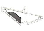 29er White Electric Bike Frame Disc Brake Lithium Battery Cell With Polished