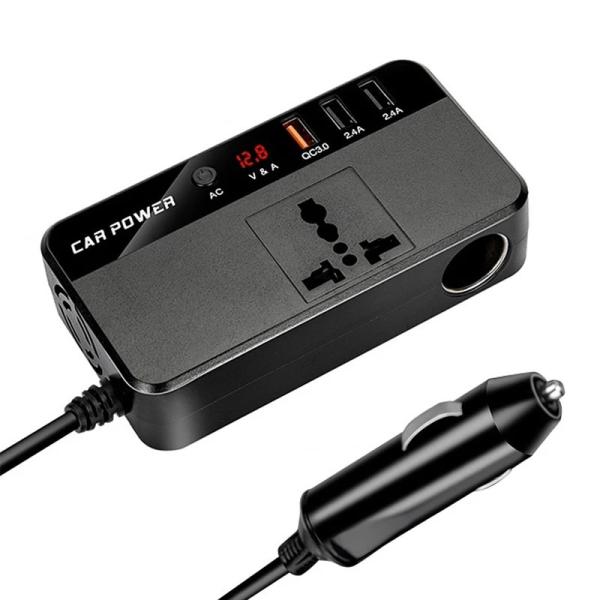 200W Truck Car Inverter DC 24V 12V to AC 220V Converter Power Charger Adapter