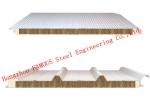 Recycled Rockwool 100mm 1150mm Sandwich Wall Panels