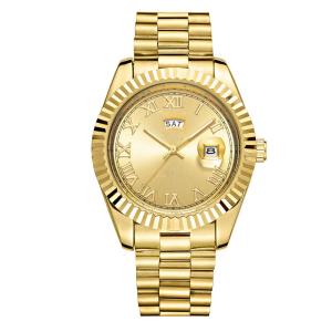 Quality Men'S Classic Stainless Steel Quartz Chronograph Watch High Accuracy wholesale
