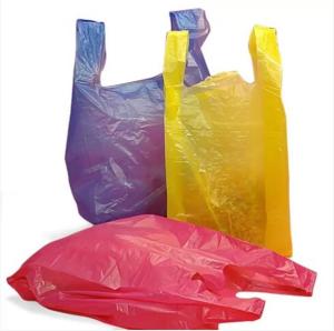 Quality Biodegradable PLA PBAT 25 Micron Compostable T Shirt Bag wholesale