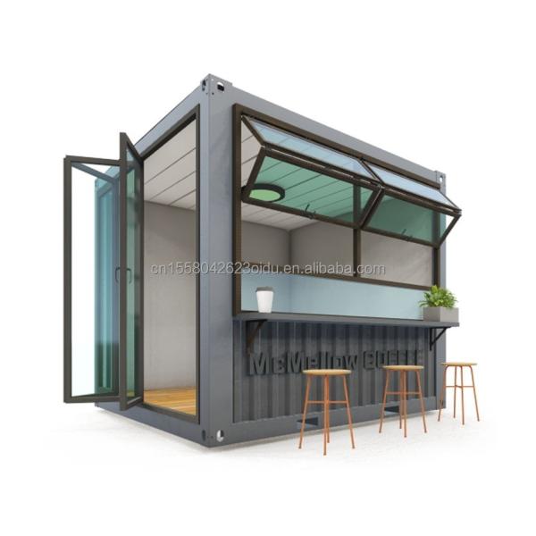 10ft Mini Pop-up Shop Container Coffee Shop Bar Fast-food Restaurant Convenience