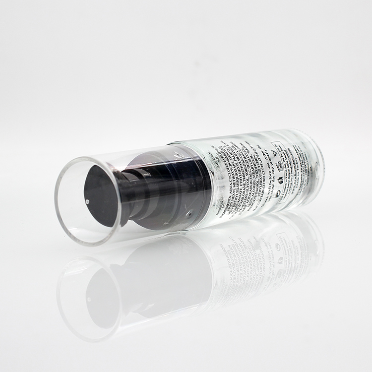 Low Price 30ml Lotion Bottle Glass Liquid Foundation Pump Bottle