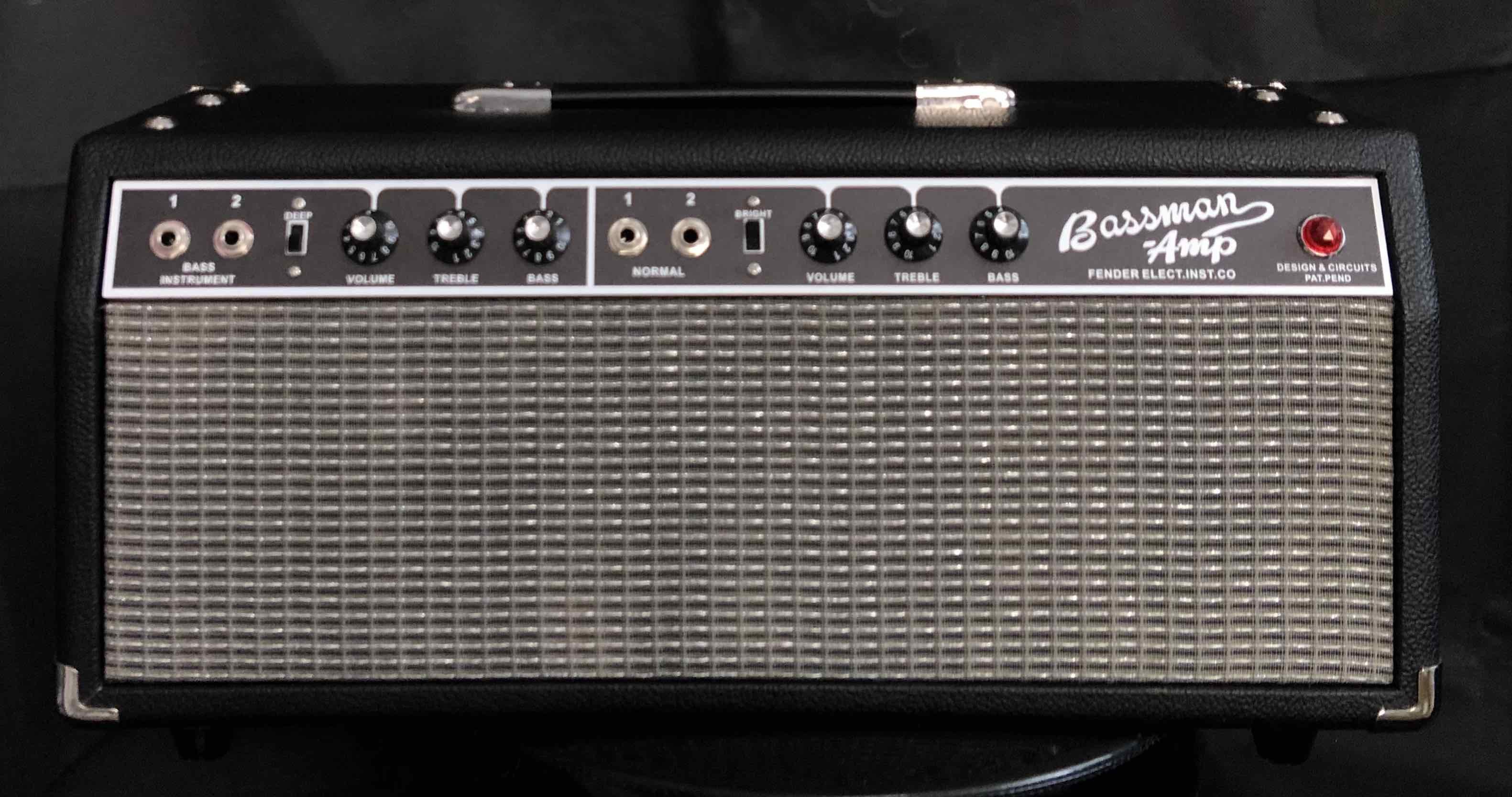 Custom Grand Bassman Reverb Head 1964 1965 Amplifier Bass Tube Amp Vintage Rare
