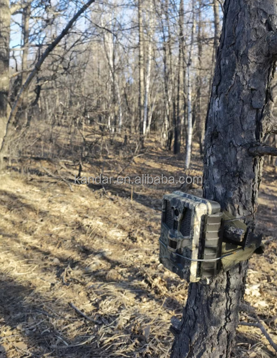 4K 20MP Dual Lens Hunting Camera with 120Wide-Angle Motion Sensor and 38PCS IR Lamp