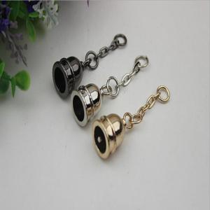 Quality DIY high-grade leather accessories 10mm gold metal tassel hat bell charm for bag decorative fittings wholesale