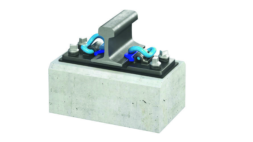 E2055 E2009 Railway Forging Parts 60Si2Mn Elastic Railroad E Clips Fastening System