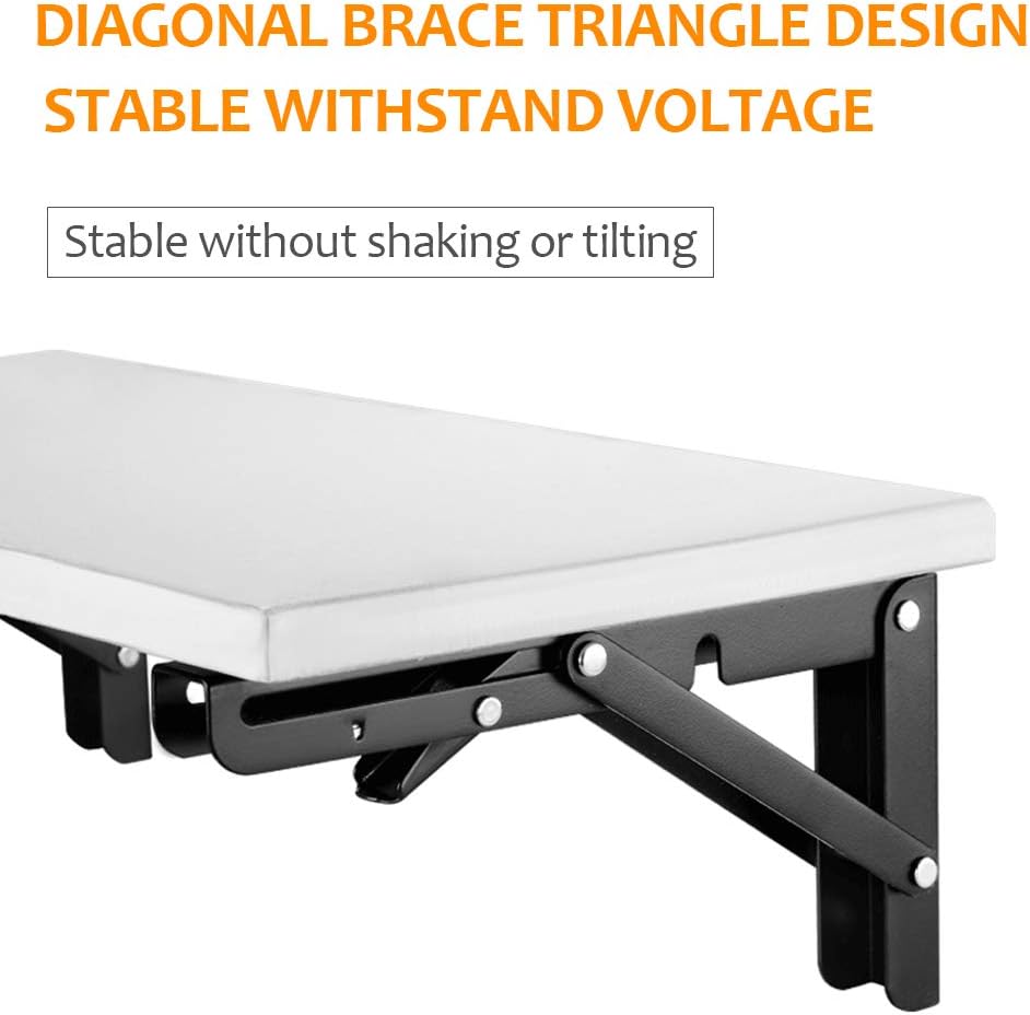 Collapsible Shelf Hinge Wall Mounted for Customer's Request Bench Table Space Saving