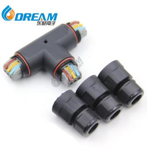 Quality DREAM START 3-Pole 3-Way Fast Fit Connector 3-Way Cable Connector Black wholesale