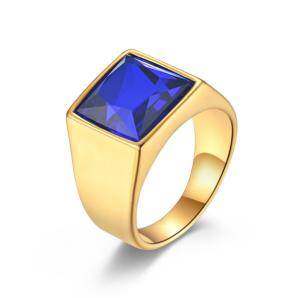 Quality Light Luxury Gemstone Rings Fashion Jewelry Wedding Rings For Men wholesale