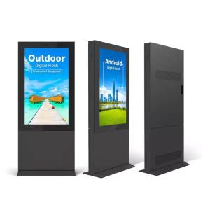 Quality 43 Inch Ultra Thin Floor Standing Digital Signage Display For Outdoor Advertising wholesale